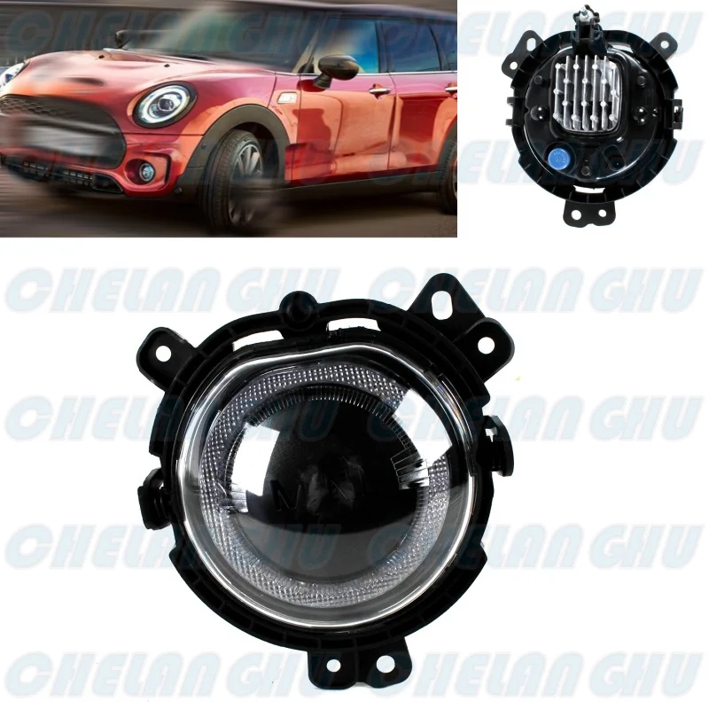 

For Mini CLUBMAN F54 2019 2020 2021 2022 2023 Car accessories Left Side Front Bumper LED Fog Lights Lamp 63177497763