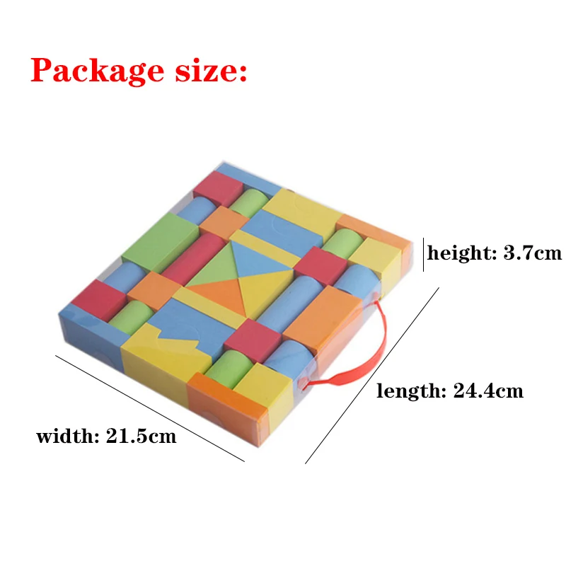 Hot Selling EVA Safe Children Building Brick Block Foam Construction Soft Toy Kid Kids Intelligence Exercise Assembled