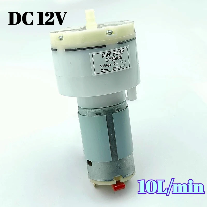 

WP36C DC 12 В Mini 555 Двигатель Вакуумный воздушный насос-10 л/мин-60 кПа Всасывание отрицательного давления для DIY Packer, матраса, съемника экрана