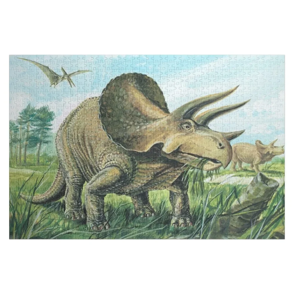 

Triceratops Jigsaw Puzzle Jigsaw For Kids Personalized Child Gift Personalized Photo Puzzle