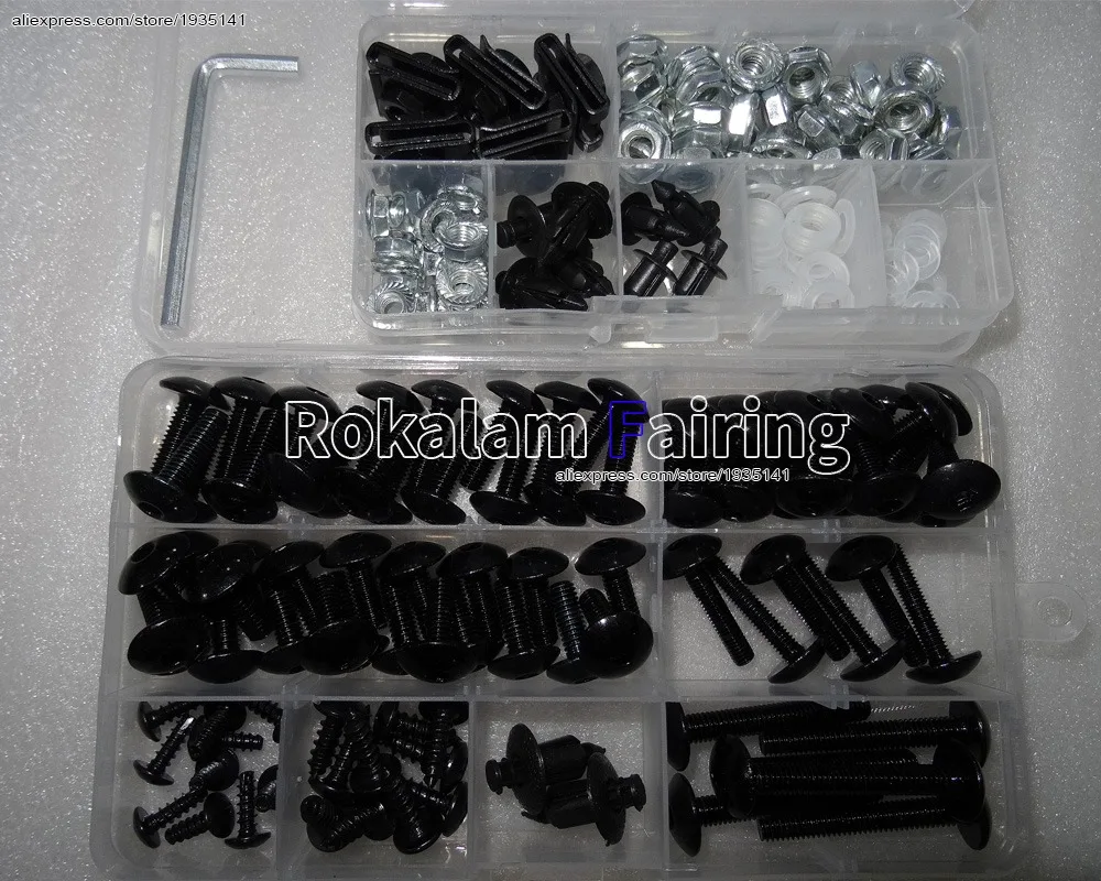 Bolt Kits For Universal Motorcycle Fairing  Modified Screw Body Fastener Clips Screws Windshield Bolts Screws Aluminum
