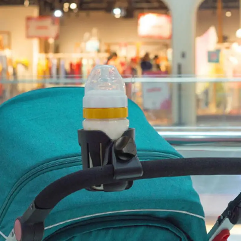 유모차 컵 홀더 음료 병 홀더 360도 회전 이동식 물병 마운트 스탠드 그녀의 엄마