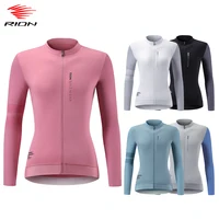 RION-Camiseta de ciclismo para mujer, camisas de manga larga, camisetas para bicicleta de montaña, ropa profesional para bicicleta, camiseta para deportes al aire libre UPF 50+