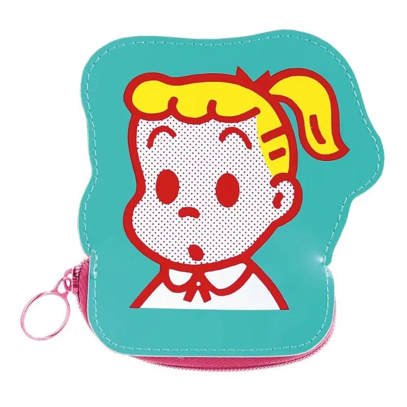 Harada Harada anime PU cuir mignon pendentif porte-monnaie porte-monnaie sac de rangement dessin animé en cuir PU fermeture éclair porte-monnaie cadeaux nouveau