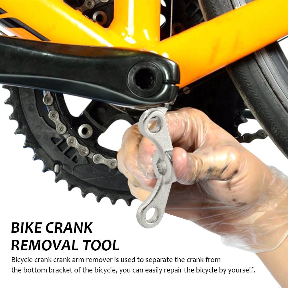 Bike Crank Removal Tool Repair Safety Hook Bottom Fit For Shimano Hollowtech II