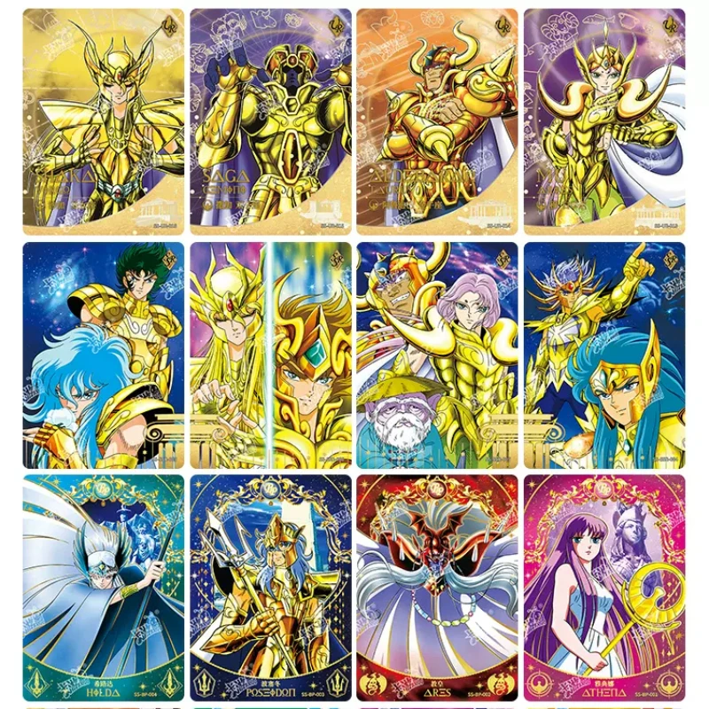 KAYOU Saint Seiya Cards Shroud Awakening Collection Card First Second Shot  Anime Rare Limited SE BP Collectible Card Kids Toys