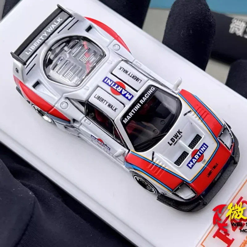 شيطان الملك السيارات 1/64 F40 الخليج مارتيني لعبة معدنيّة سيارة دييكاست نموذج معدني الهدايا