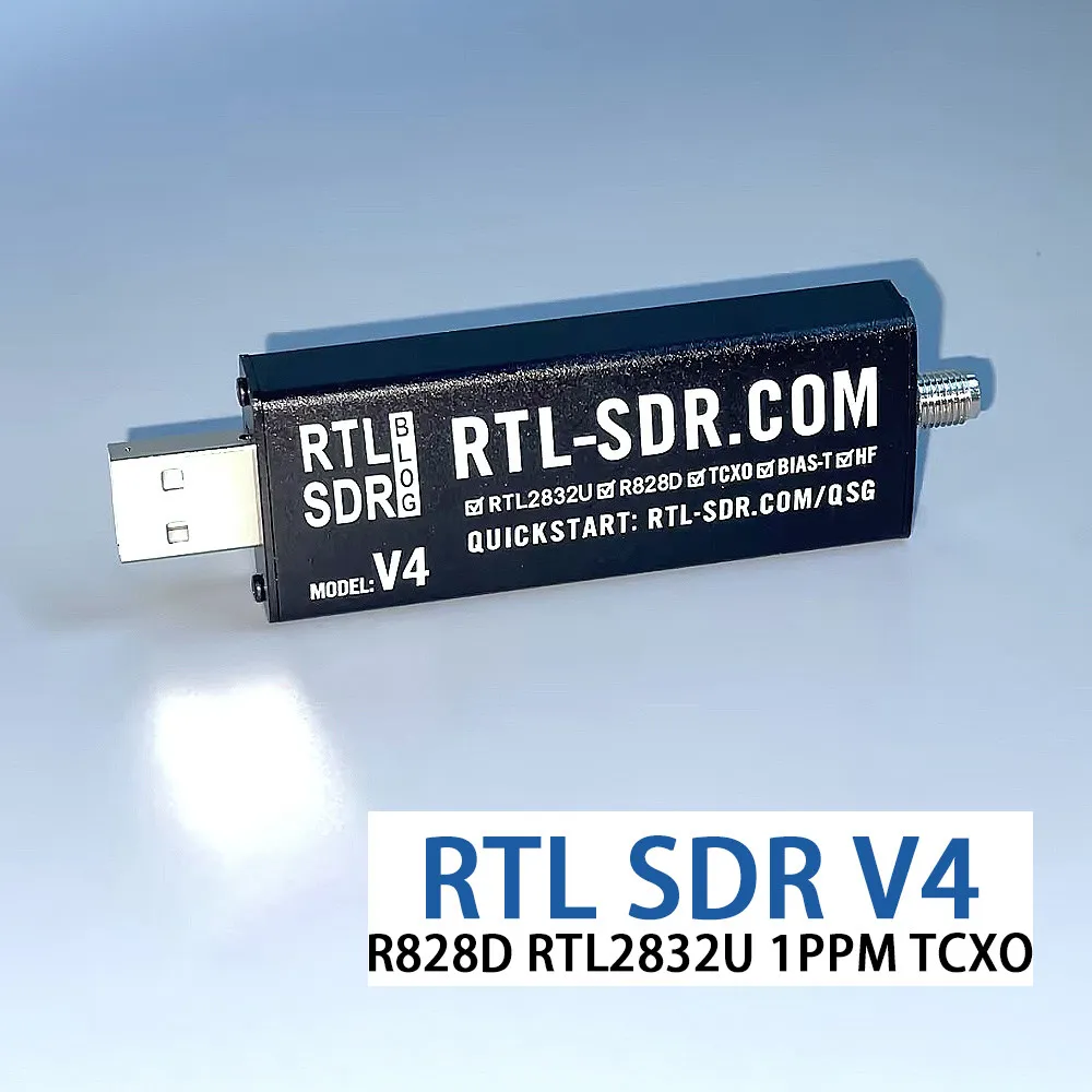 

Новый программно-определяемый радиоприемник RTL-SDR Blog V4 R828D RTL2832U 1PPM SDR