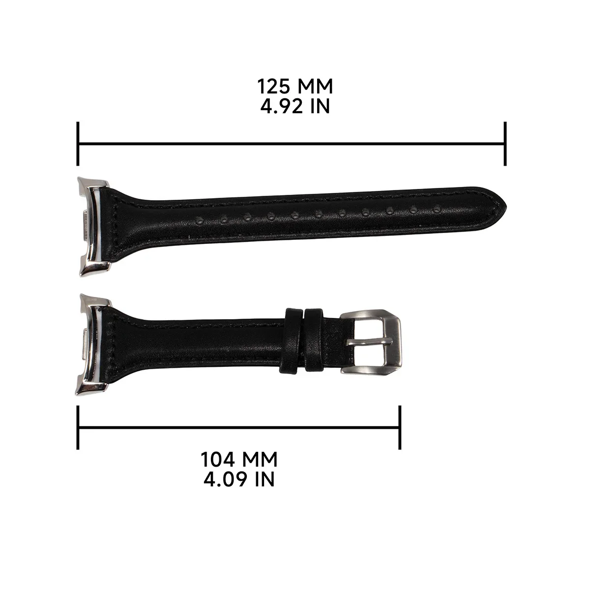 Schlankes Lederarmband für Samsung Galaxy Watch 9 8 40 44mm Band Damen-Armband für Samsung Galaxy Watch 9 8 8 Classic 46mm – Detail 2