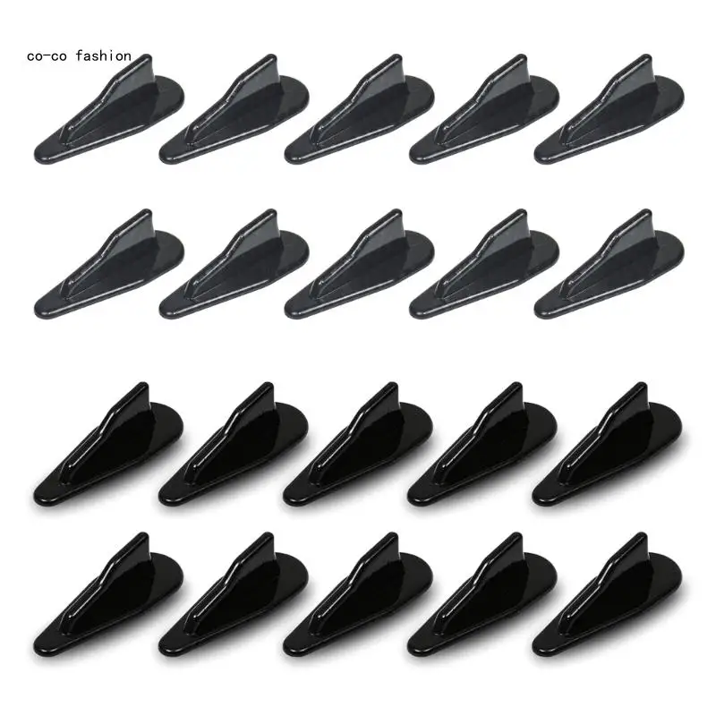 517B Universal Car Roof Fish Fin Spoiler Wing Rear Roof Spikes Air Generators for Car Truck SUV Roof Decorations