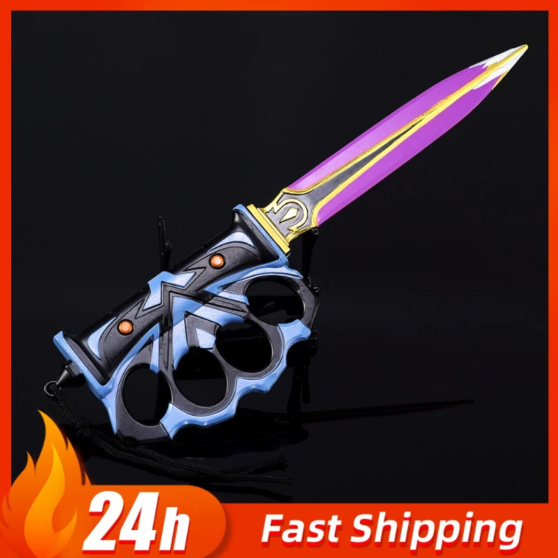 Valorant Knife Katana Overwatch Finger Tiger Knifes Game Peripheral Models Military Training Prop Metal Crafts Boy toy Ornaments