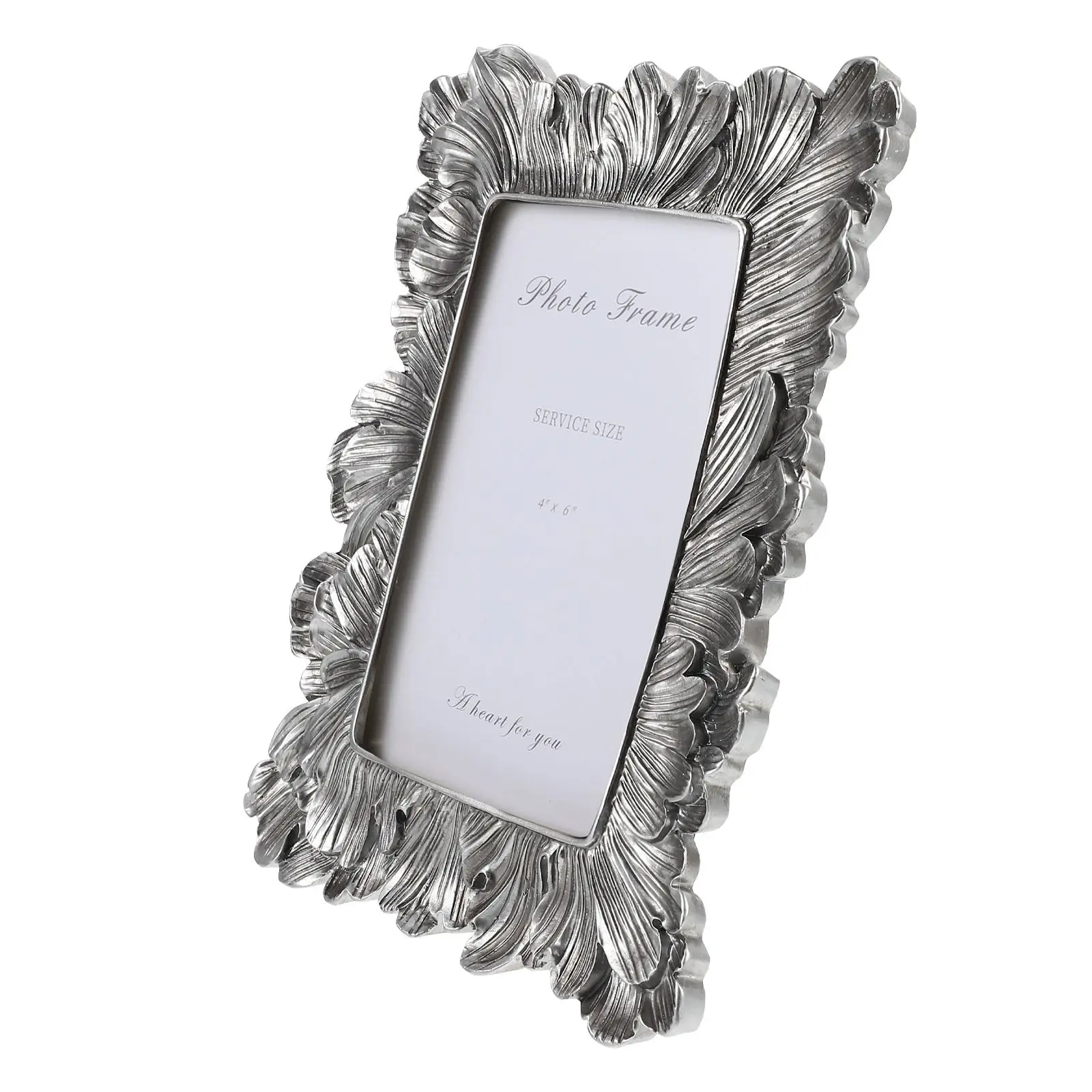 

Retro Leaf Photo Frame Rustic Decor Vintage Unique Frames Resin Picture