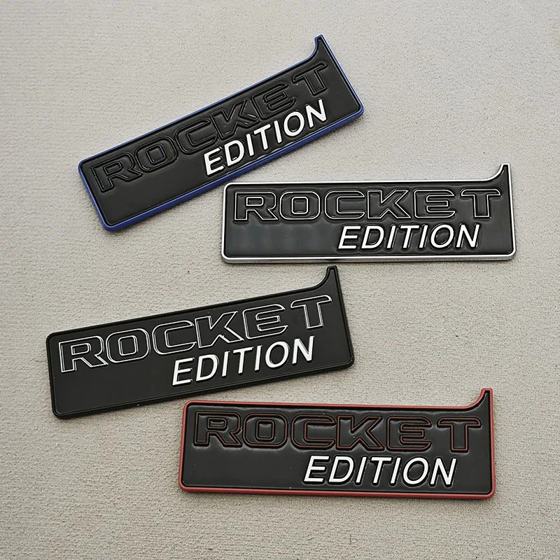 3D ABS Car Logo ROCKET EDITION Emblem for Brabus G Class G63 G55 G500 G65 Rear Trunk Badge Side Fender Sticker Accessories