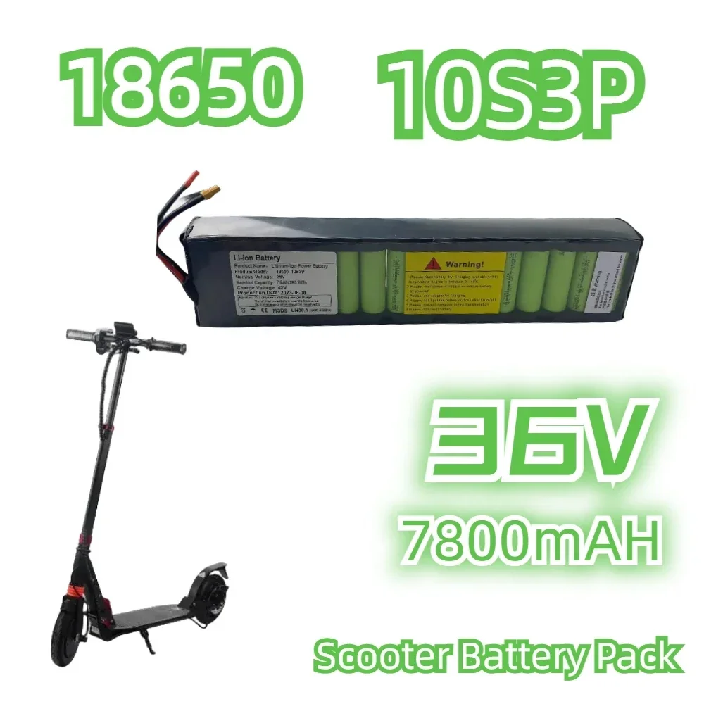 M365 For Xiaomi Electric Scooter 36V 7800mAh Li-ion Battery Pack, Built-in BMS Protection，Without Communica, Long-Lasting Range