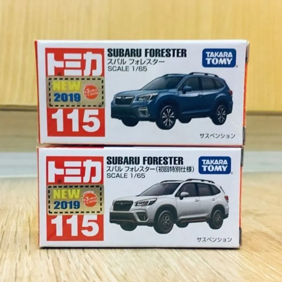 TOMY Subaru Forester 115 Alloy Car Diecasts & Toy Vehicles Car Model Miniature Scale Model Car For Children