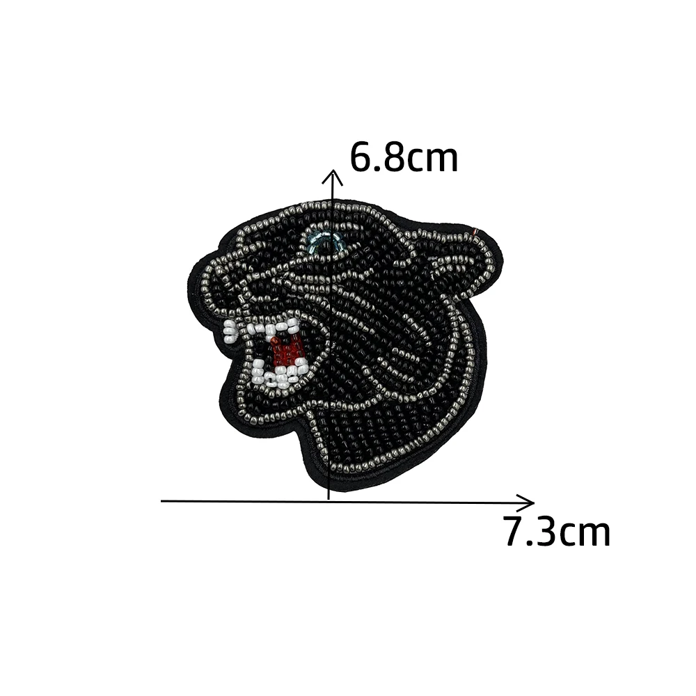 Handmade beading,Tiger Head patch,Cat,Eyes Gesture,timepiece patch Clothing, bags, hats, shoes,badge decorations Sewing Supplies