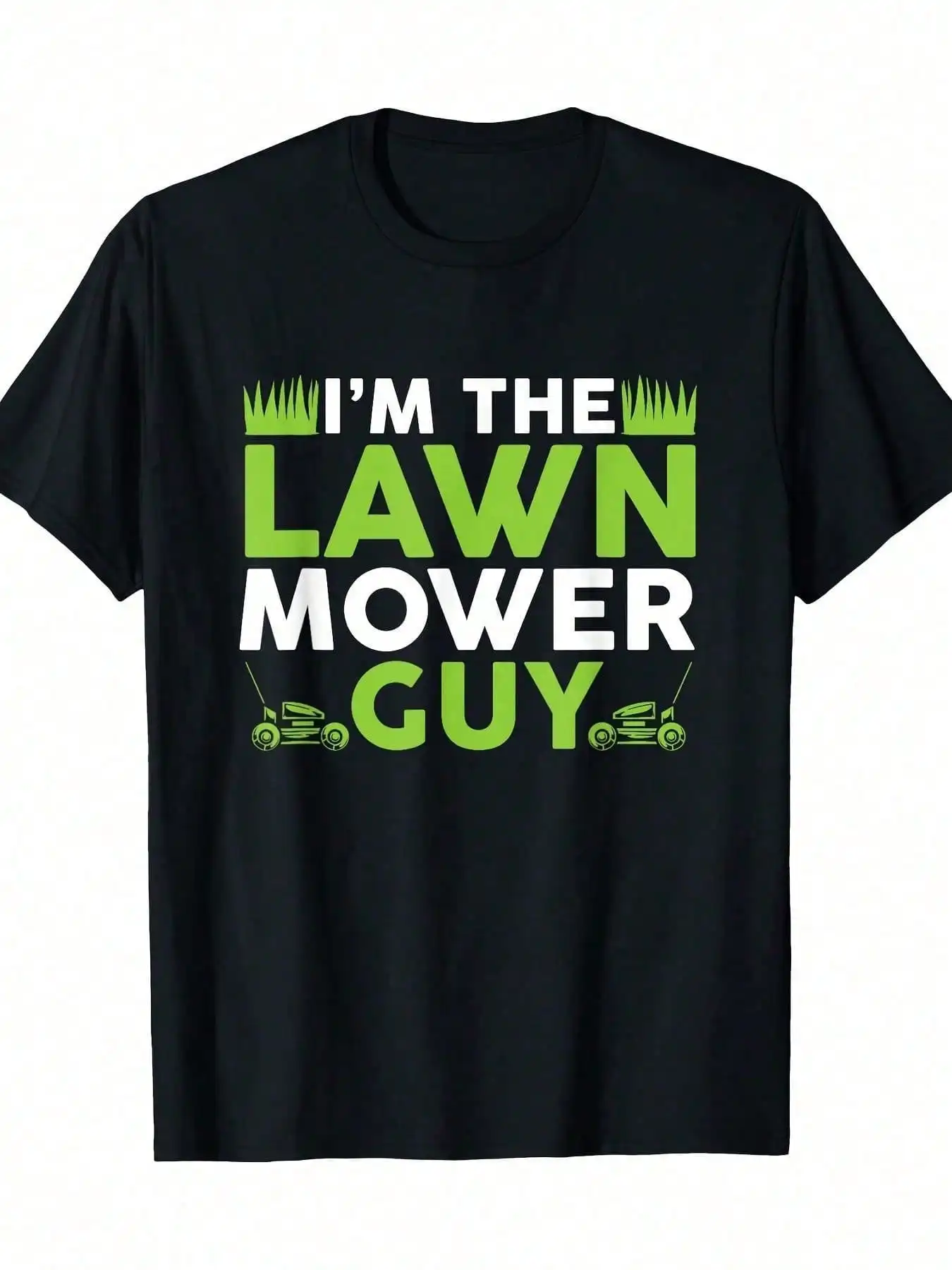 [Lawn Care Men Lawnmower T-Shirt] Lawn Mowing Shirt Lawn Mower Men Lawn Care Lawnmower T-Shirt-100% Cotton-220g