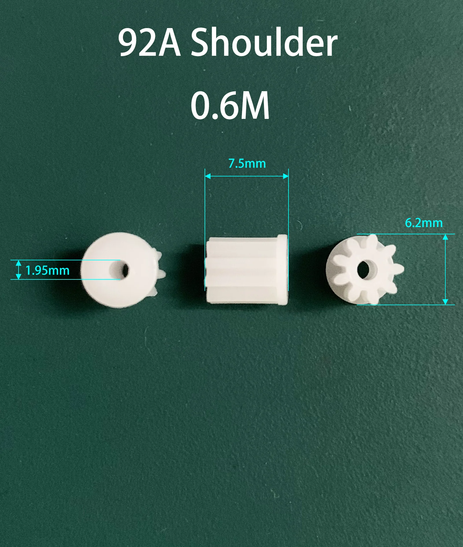 10PCS Sample Order 0.6M Plastic Gears 82A 92A-shoulder 102A 102.5A 122A 202.5A 20082B All Modular M=0.6 GEAR