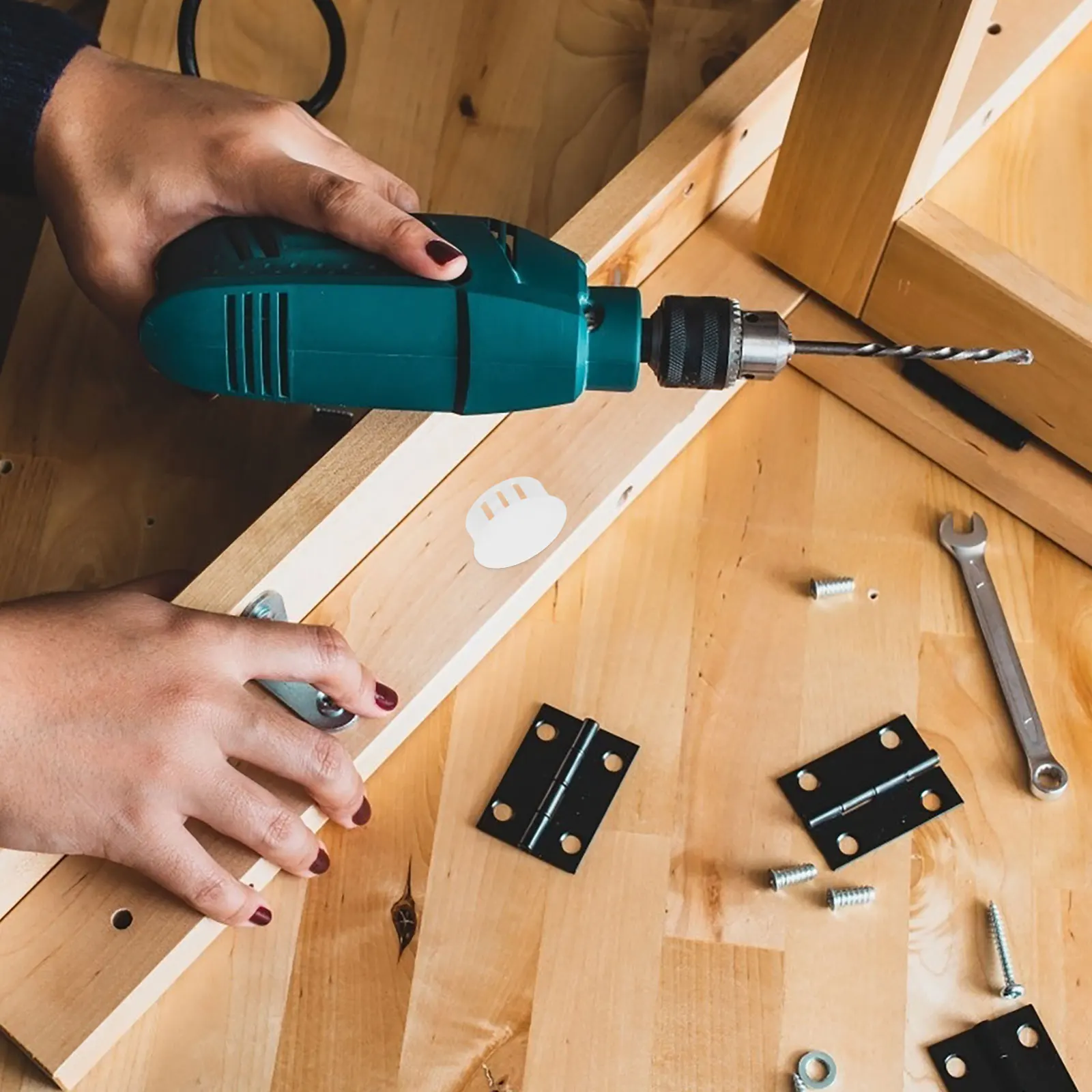 

160 pcs Plastic Hole Plugs For Furniture Walls Multi Size Round Cover Easy Install Hide Protect Holes Durable Pp Material