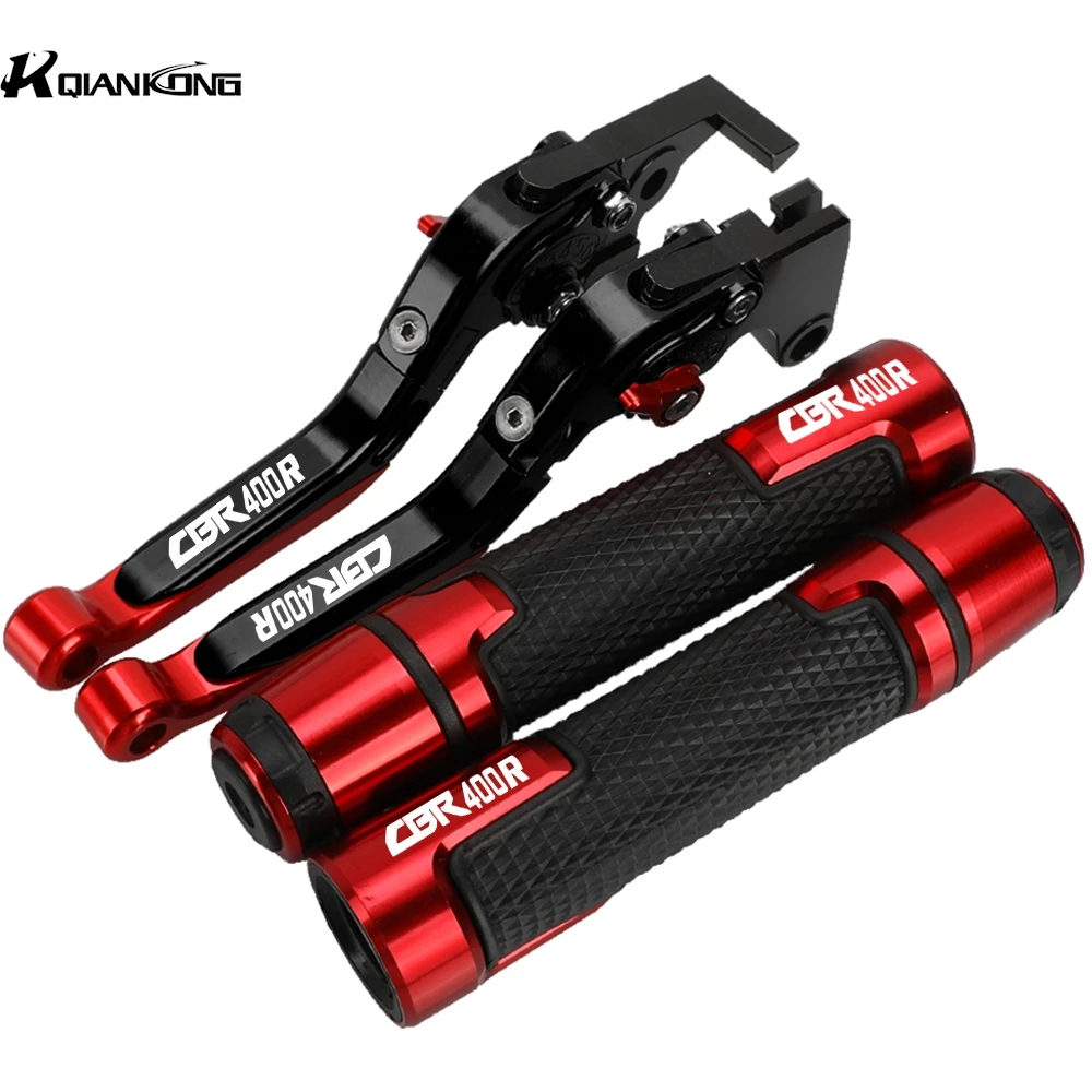 

Motorcycle Accessories Adjustable Brake Clutch Levers Handlebar grips ends FOR HONDA CBR400R CBR400 CBR 400 R 400R 2013-2021 20