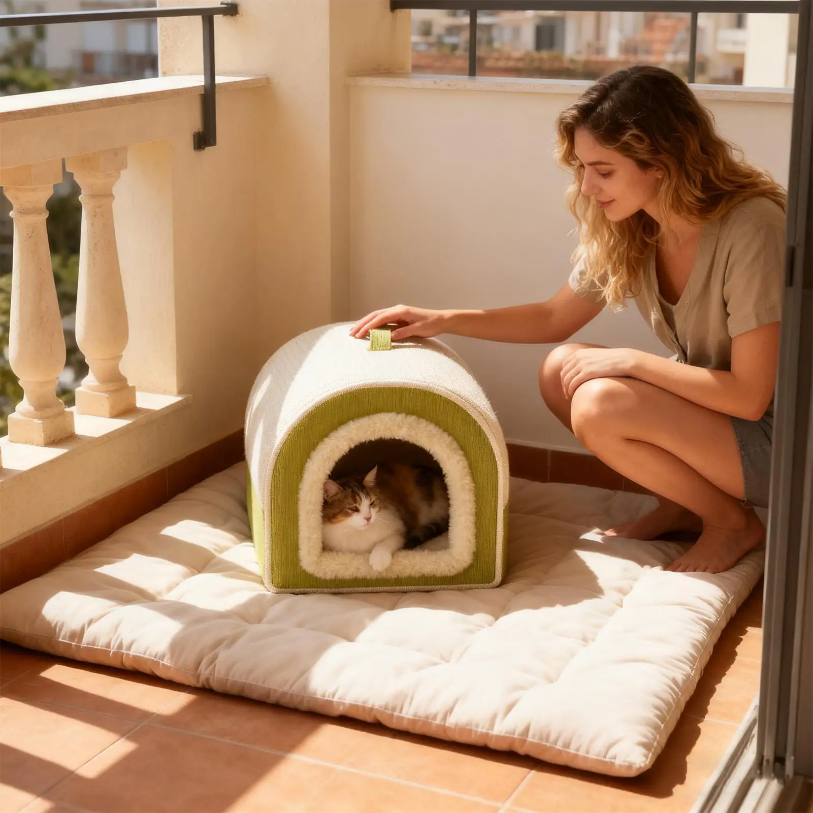 

Кровать для домашних животных на зиму, холодную погоду, животные, кошачий домик, зимний коврик для щенка, спальный коврик для котенка, щенка, гостиной, спальни, гаража, игры