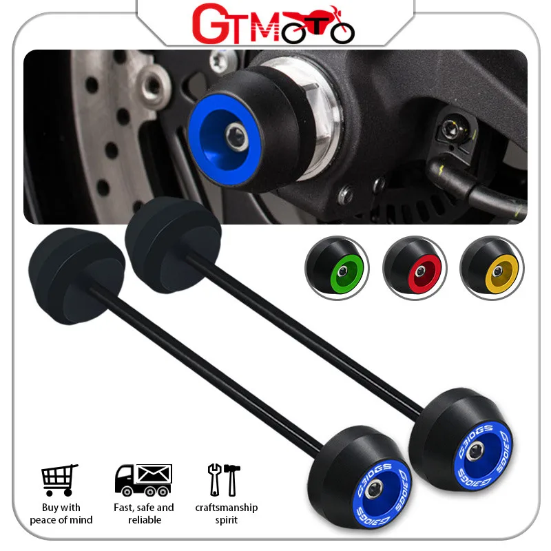 For BMW G310GS 2017-2021 2022 2023 Motorcycle Accessories Front Rear Wheel Fork Slider Axle Crash Protector Cap g310gs