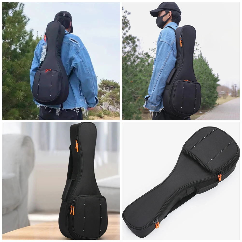 

Thickened Mandolin Case Durable Instrument Bag Lightweight Portable Travel Storage Organizer Pouch Container Holder Carrying