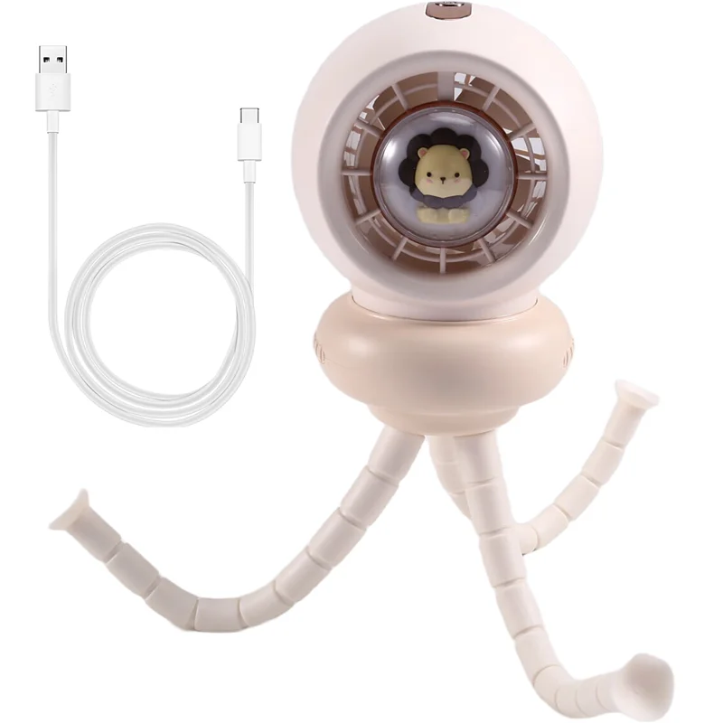 

BMBY-Essential Outdoor Baby Stroller Fan With Clip, Light & Music, USB Rechargeable, Fits Kids' Prams And Scooters