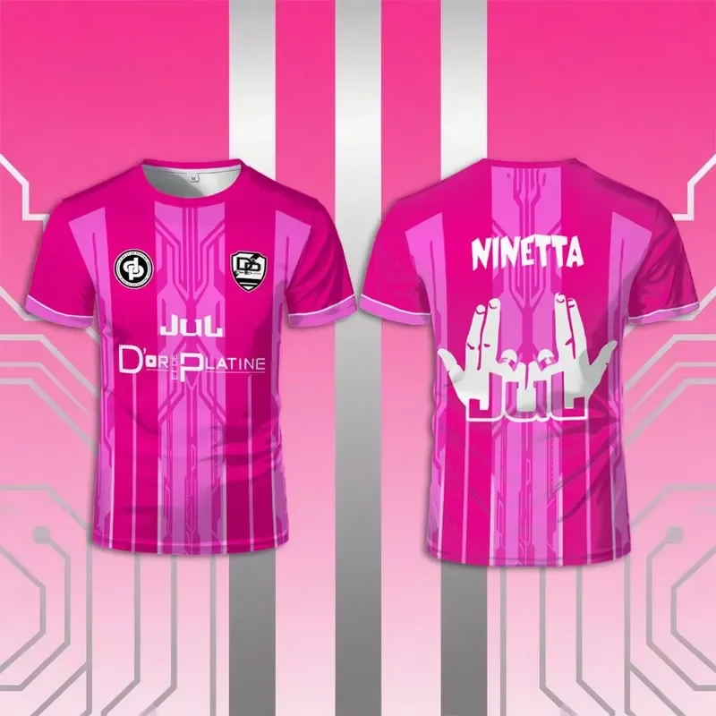 3D Digital Print 2026 New Too Et Ninetta Maillot JUL Jerseys Co-branded With The Game Juldtp Football T-shirt D&PShop