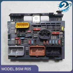 Genuine Used Bonnet Fuse Box Unit Assembly Controller BSM R05 For Peugeot 307 308 408 Citroen C4 Berlingo OEM 9666700480