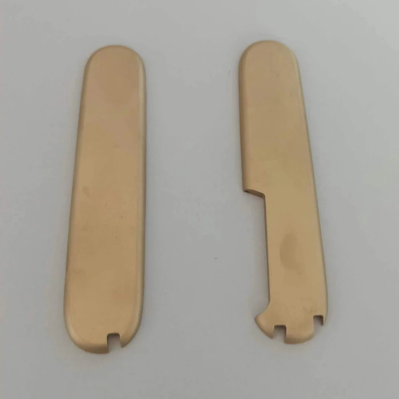 1 Pair Brass Full Function Handle Scales for 91 mm Victorinox Swiss Army