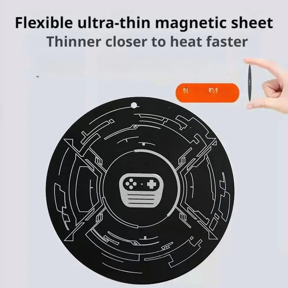 New Mobile Phone Metal Plate Stable Magnetic Holder Back Sticker Radiator Thin Iron Sheet For Universal Smartphone Accessor B2n0