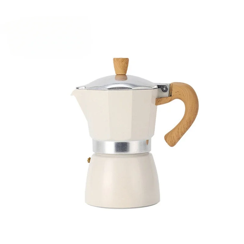 50ml/150ml/300ml Single Valve Coffee Pot Espresso Extraction Kettle Moka Pot Outdoor Brewing High Temperature Coffee Accessories