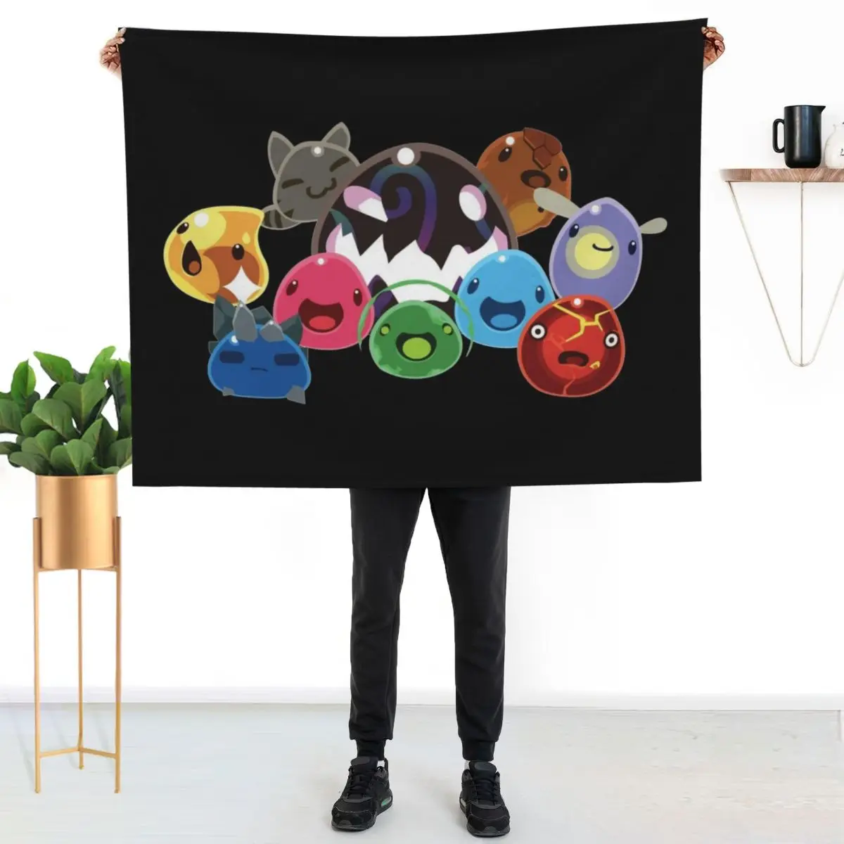 Slime Rancher Slimes Throw Blanket Decorative Sofa Warm Blankets For Bed Cute For Baby Blankets For Baby Blankets