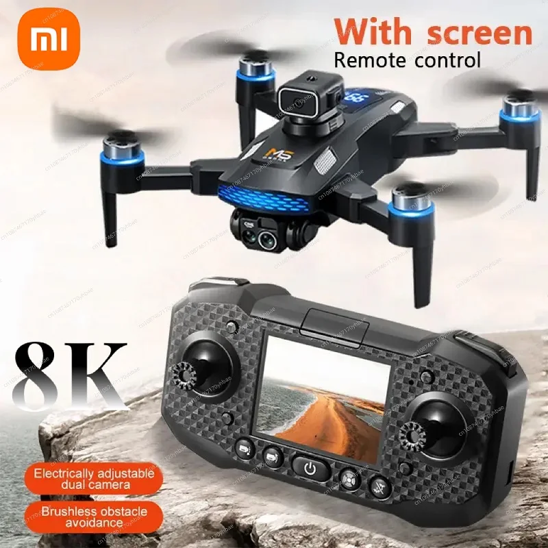 Xiaomi M6 Drone Professiona 8K Aerial HD Camera Drone 5G WIFI intelligent obstacle avoidance With screen Remote control UAV