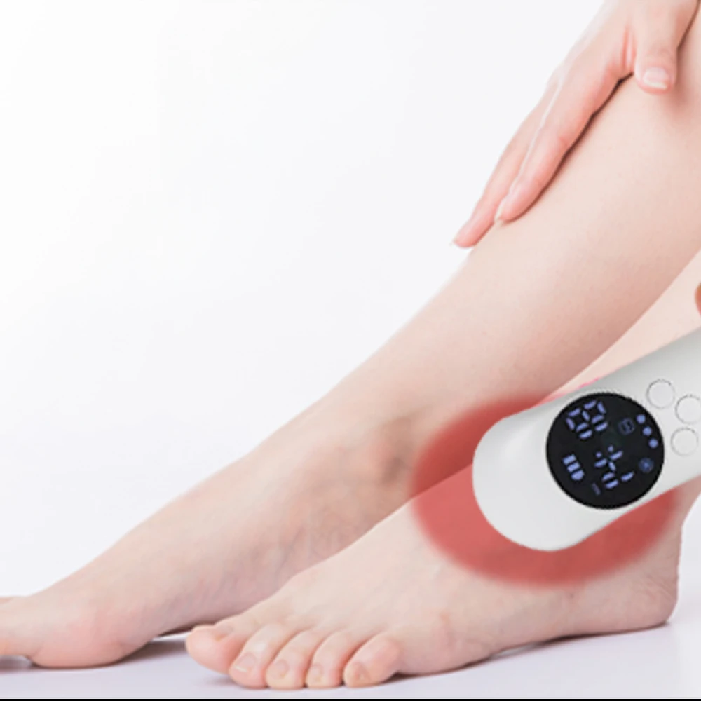 

520mW 3X808nm Cold Laser Therapy Acupuncture for Rehabilitation Physiotherapy Foot Massage Device Muscle Pain Relief