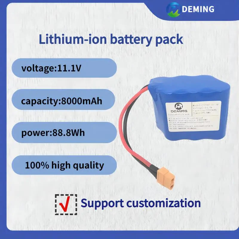 

18650/21700 6S1P 3S2P can be customized according to the size of the product free design of lithium ion battery pack