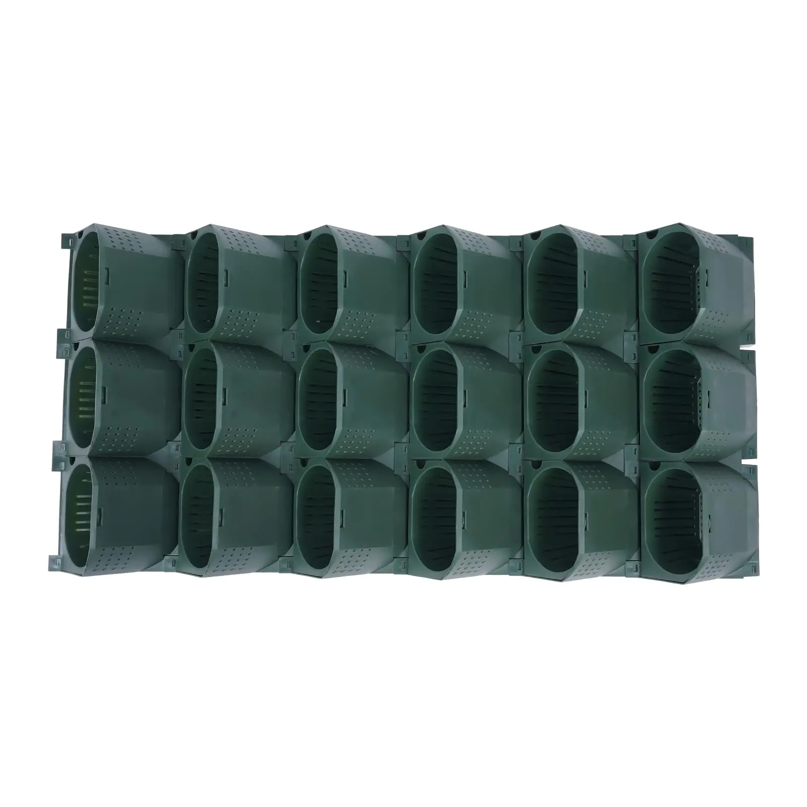 Sistema de cultivo de jardín, maceteros verticales de pared con autorriego, bolsas de cultivo para colgar al aire libre, 36 bolsillos, para decoración del balcón del hogar