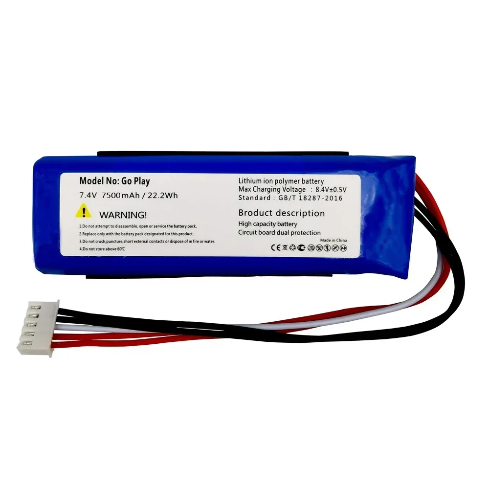 GSP1029102 01 Top Brand 100% New 7500mAh Battery for Harman Kardon Go Play Mini / Go Play Speaker Batteries + free gfit image 2