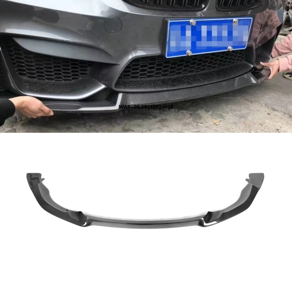 

Dry Carbon Fiber CS Style Front Bumper Lip for F80 M3 F82 M4 2014-2018 Car Tuning Styling Modification Exterior Accessories