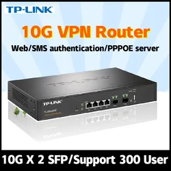 TP-LINK TL-ER2260T Full Gigabit Router 10G SFP Quad Core ARM CPU AC Management Network Management VPN