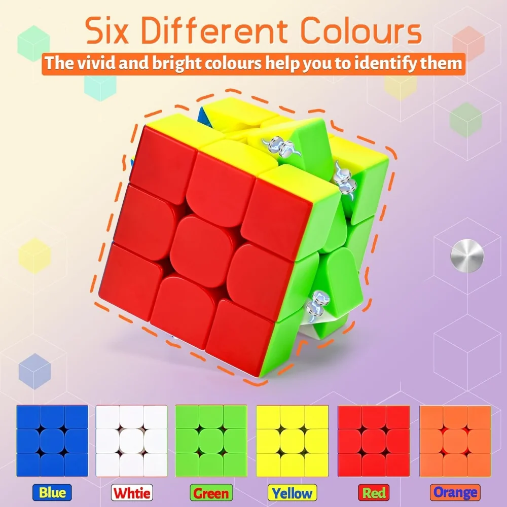 Moyu MoFang JiaoShi Meilong 3x3 Plus, Cubo mágico profesional de 9cm, juguete de rompecabezas, regalo para niños