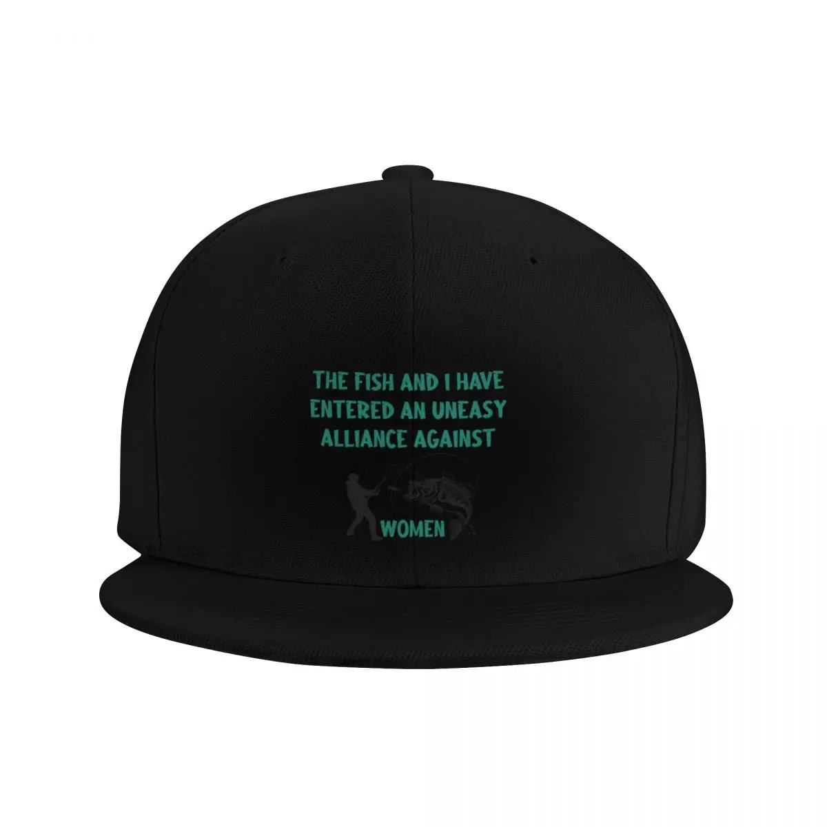 The Fish and I Have Entered an Uneasy Alliance Against Women Baseball Cap Hood Vintage Wild Ball Hat Men's Women's