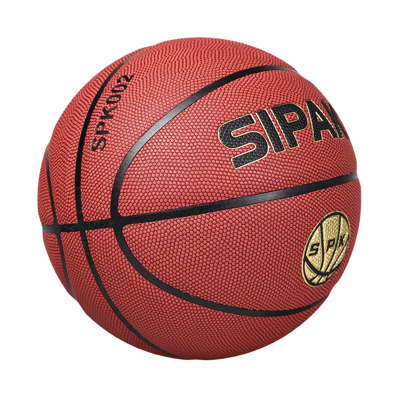 SIPAKE บาสเก็ตบอล PU ขนาด 7 Materia ทีมกีฬาการแข่งขันการฝึกอบรมบาสเก็ตบอลในร่มและกลางแจ้งทนต่อการสึกหรอลูกบอลคุณภาพสูง