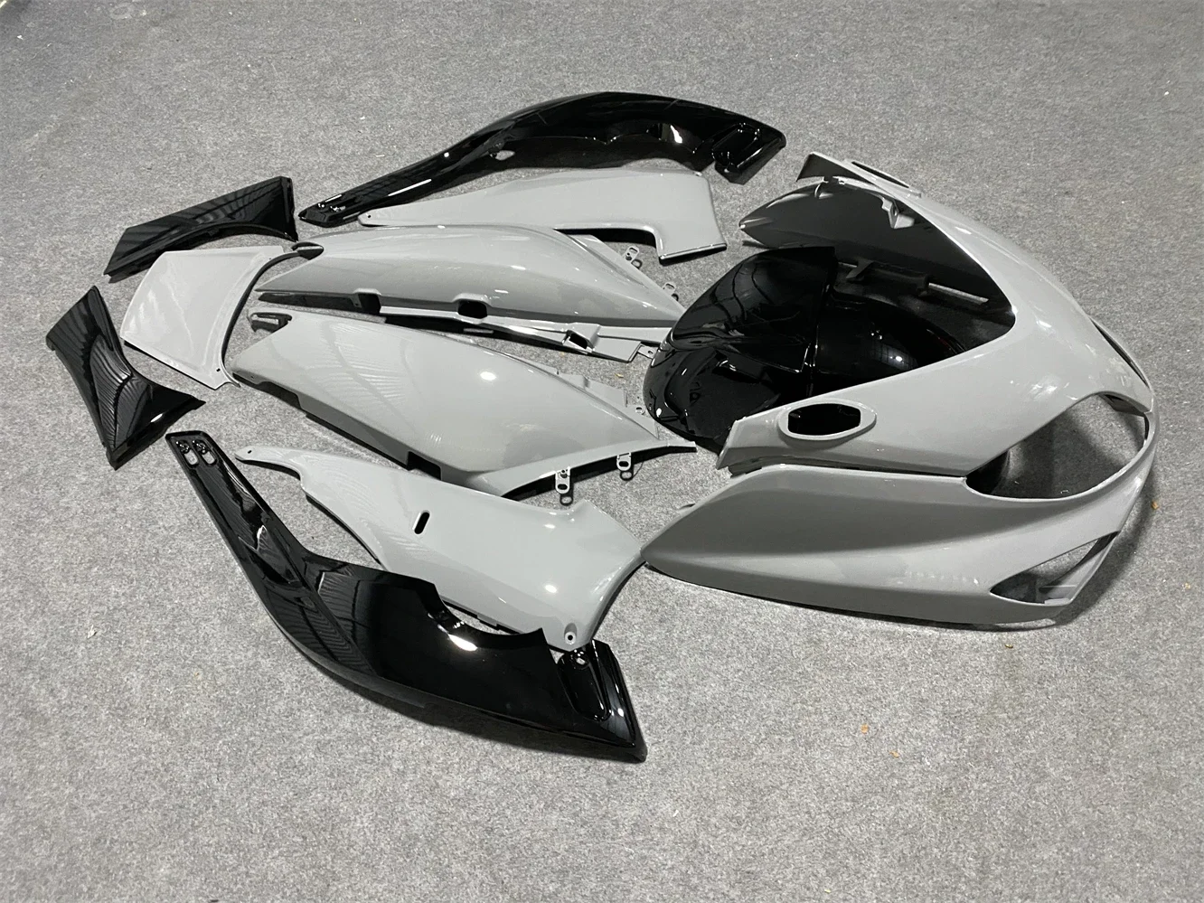 Motorcycle Fairing Kit for Yamaha TMAX500 2001 2002 2003 2004 2005 2006 2007  500 01- 07 Fairing grey black