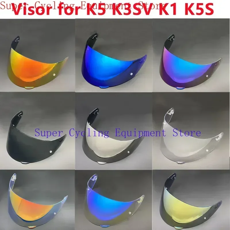 

K5 Helmet Visor Shield for AGV K3SV K1 K5 K5S High Strength Sunscreen Capacete Windshield Uv-cut Lens Casco Moto Accessories