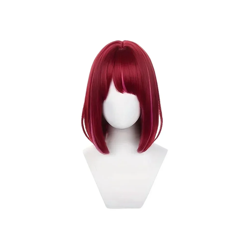 

High Quality Arima Kana Cosplay Wig Anime Cosplay Red Mixed Pink Heat Resistant Synthetic Wigs