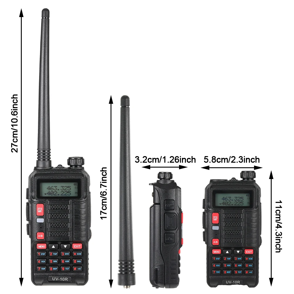 Experience Seamless Communication VHF UHF Walkie Talkie Distance Range Professional Walkie Talkie