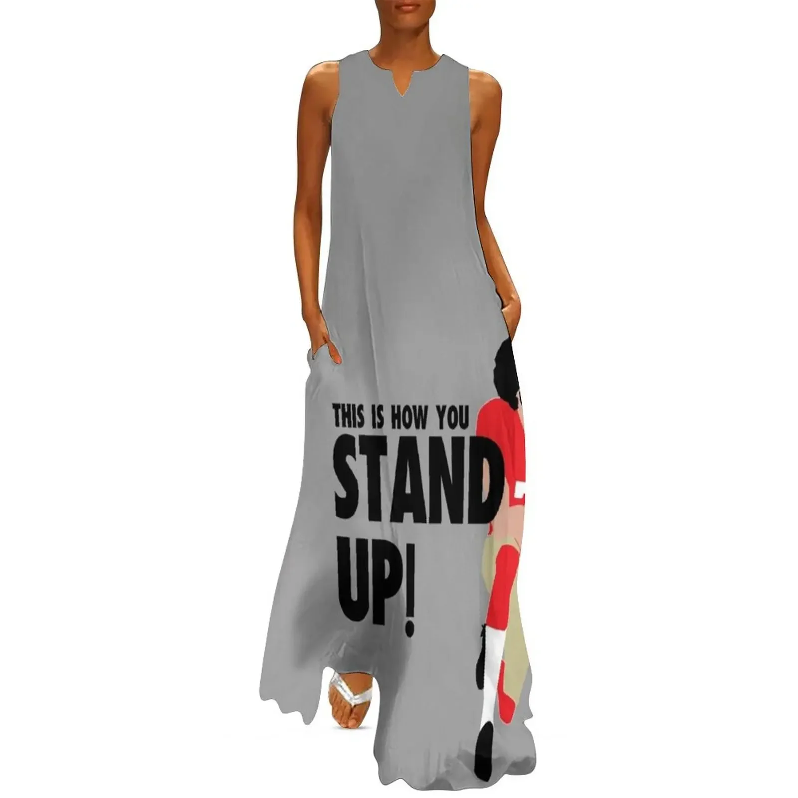 

Colin Kaepernick - STAND UP! Long Dress Women's evening dress ceremony dresses summer dress woman 2025 trendy