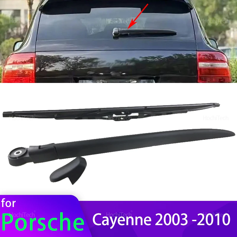 Für Porsche Cayenne 2003-2010 SUV3.0 TDIAWD-9PA Auto Zubehör Heckscheibe Scheibenwaschanlage Wischerarm Klinge Set